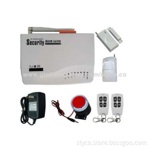 GSM Alarm System, Work with 315/433MHz Wired or Wireless Sensor,Built-in Backup Rechargeable Battery